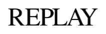 Replay logo